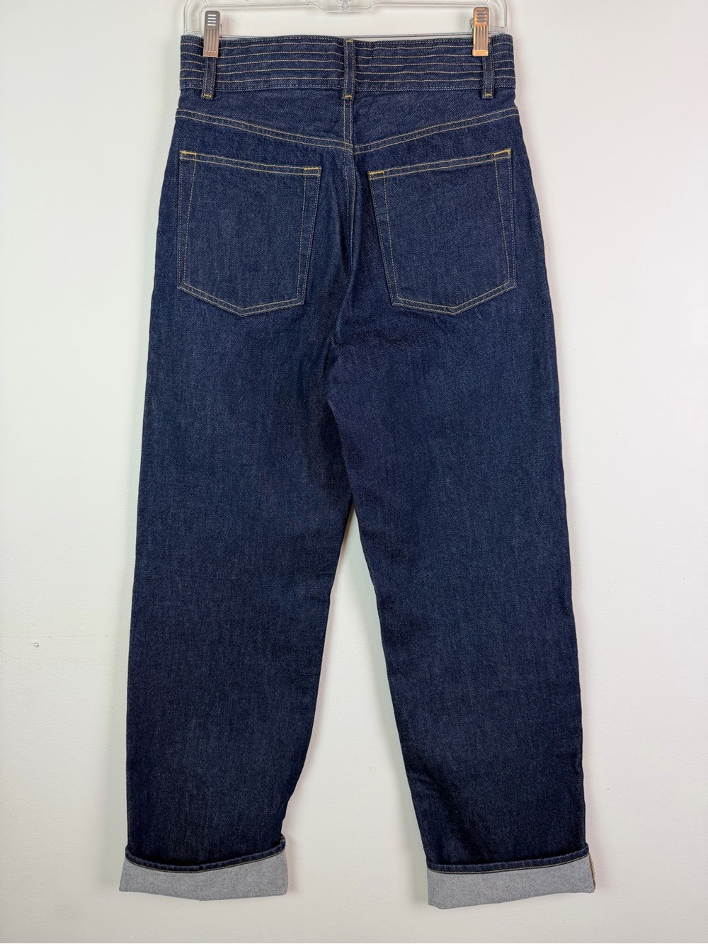 NWT FRAME Trapunto Trouser Jeans in Rinse Size 26 - Picture 9 of 15